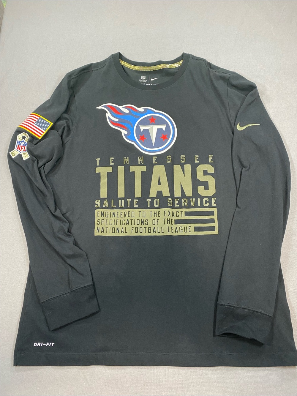 Nike Black Tennessee Titans 'Salute to Service' Long Sleeve Tee